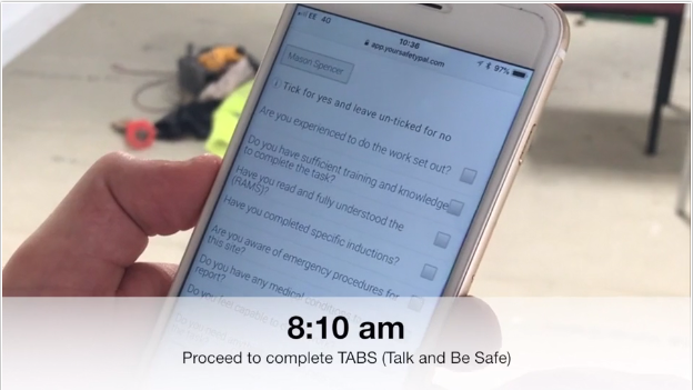 screenshot of Safety PAL